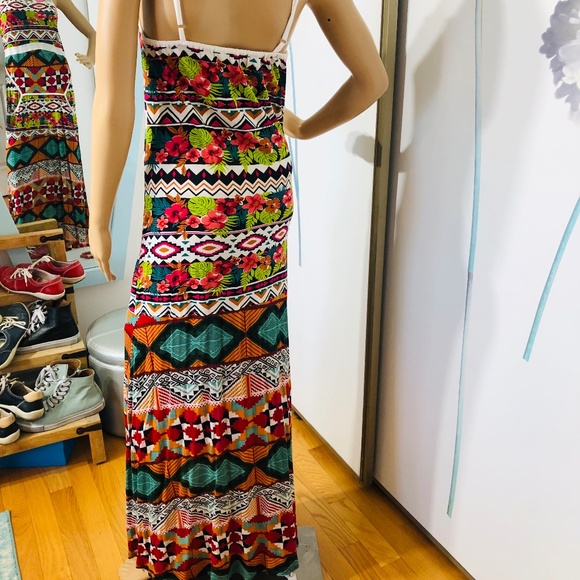 Long colorful summer dress - Picture 2 of 7